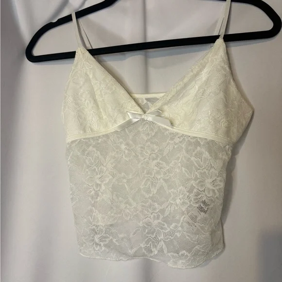 SHEIN White Lace Camisole - Picture 1 of 3